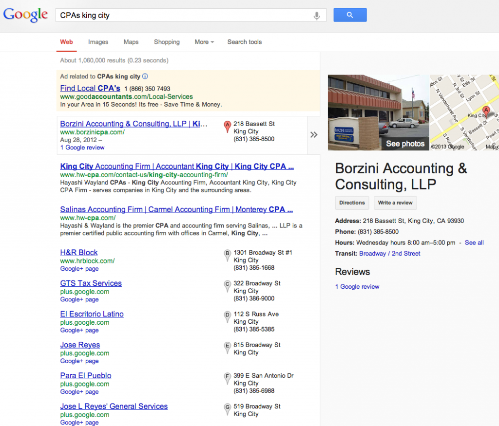 access publishing - dominate google search results