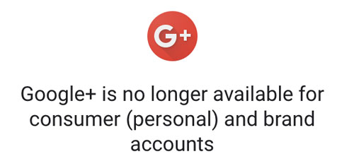 Google+ dead