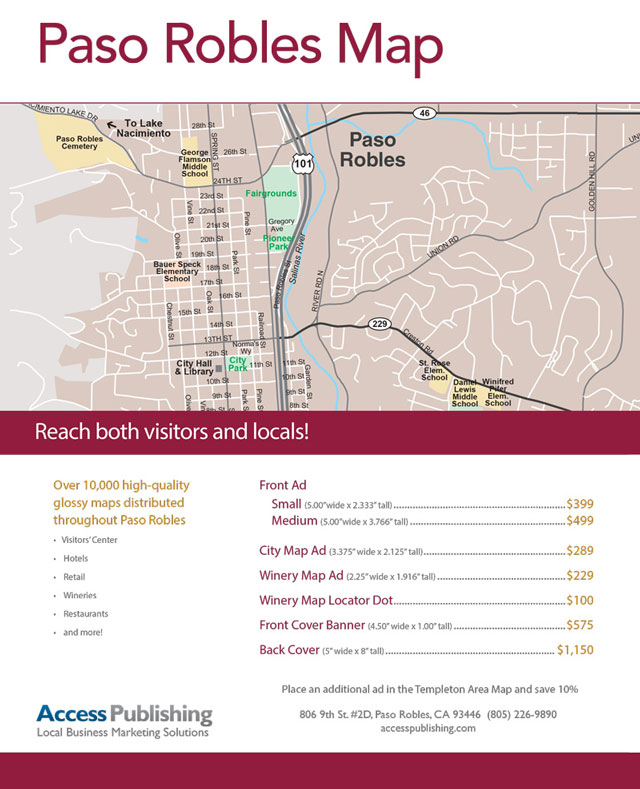 area map paso robles