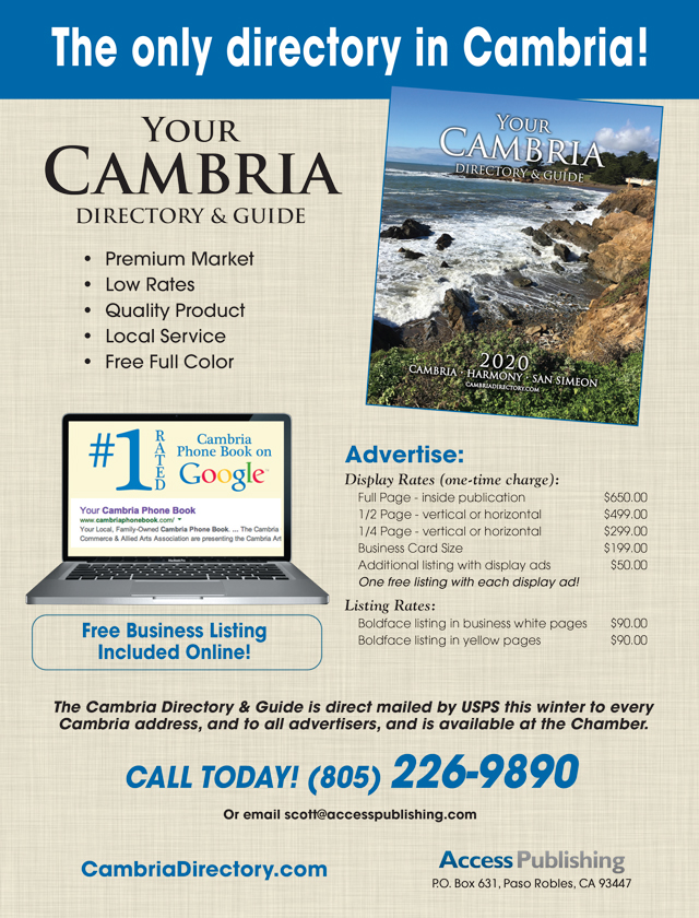 cambria directory sales