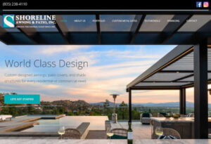 shoreline awning - Access Publishing website build