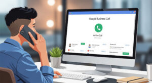 Agent answering phone for Google Business Call with Paso Robles SEO